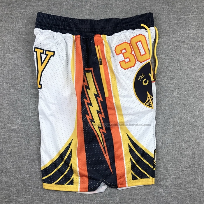 Pantalone Golden State Warriors Stephen Curry 2022 NBA Finals Blanco